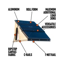 Tente de toit LT-50 Alu-Cab : légère, robuste et prête au bivouac